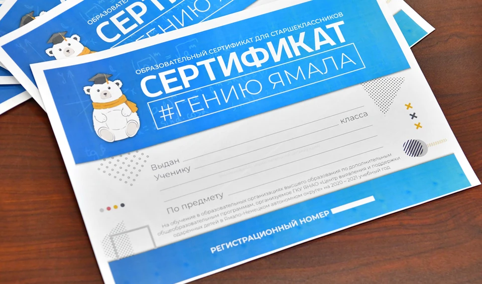 Школьники Ямала отправили сотни заявок на получение образовательного сертификата