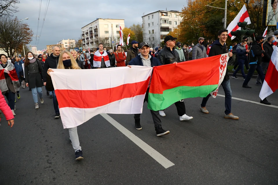 Протесты в Белоруссии не утихают с августа.