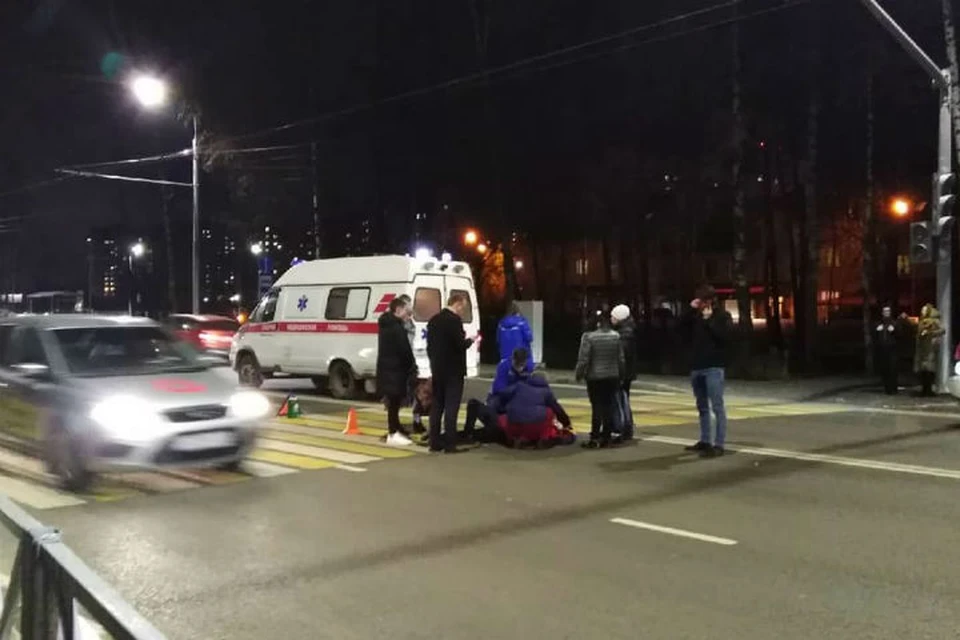 ДТП произошло на Тутаевском шоссе. ФОТО: группа "Ярославль LIVE" во ВКонтакте