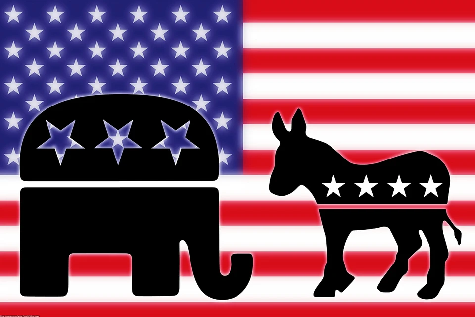Слон и осёл - звери-символы республиканцев и демократов