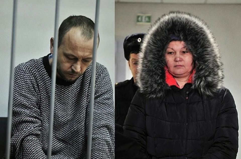 Отец убитого мальчика Иван Казанцев и глава секты Земфира Гайнуллина