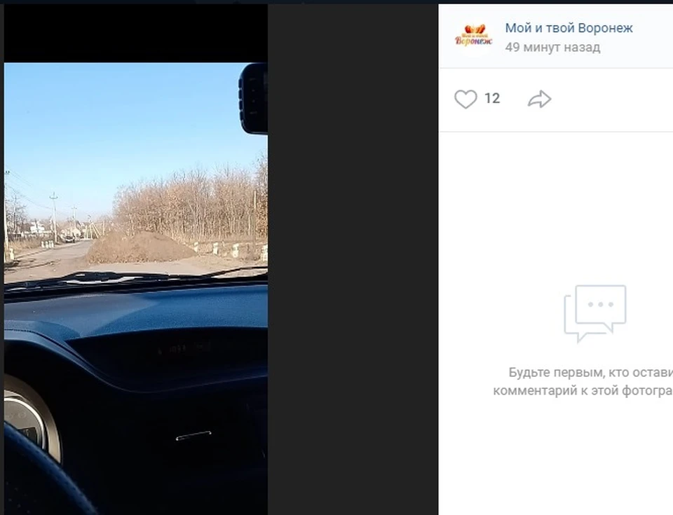 страница сообщества "Мой и твой Воронеж" соцсети "Вконтакте"