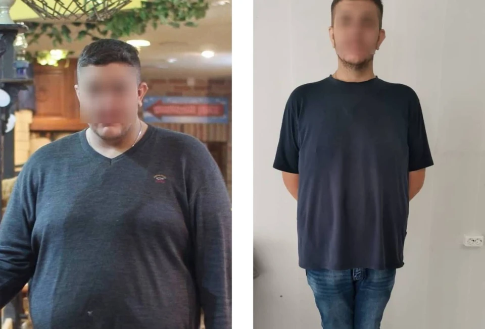 Ростовчанин до операции (на фото слева) весил 168 кг, а после - 120 кг. Фото: из архива героя публикации