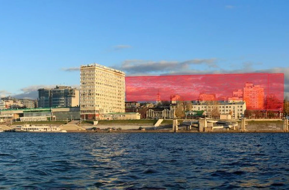именно здесь - как предполагается - расположится новый дом