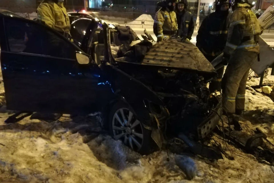 Стали известны новые подробности смертельного ДТП в Братске, в котором Лексус врезался в автобус. Фото: ГУ МВД России по Иркутской области