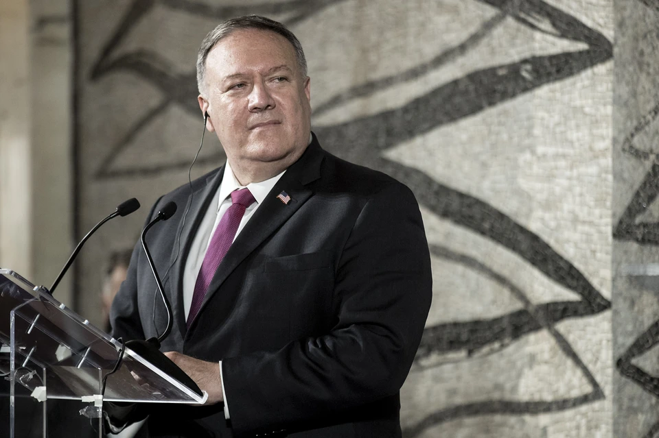 Госсекретарь США Майк Помпео.