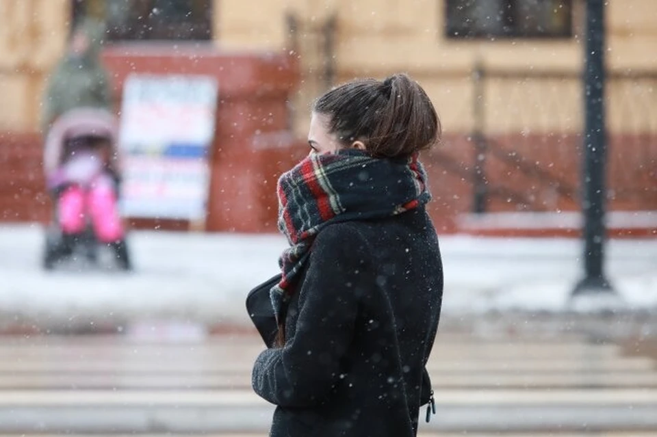 Пока температура в столице Приморья опускалась лишь до отметки -13 °С