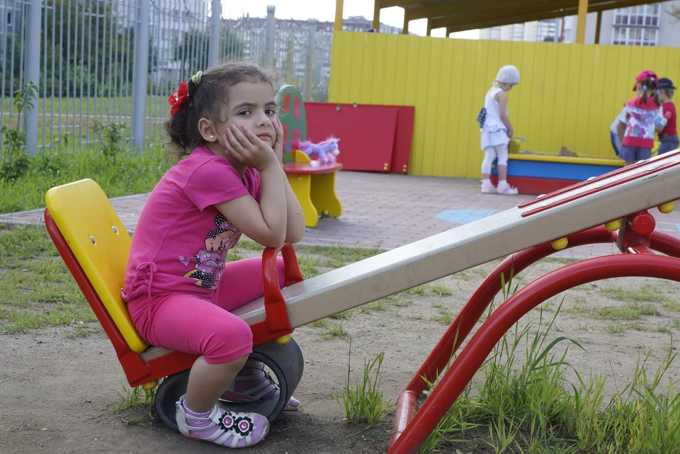 Девочка в садике