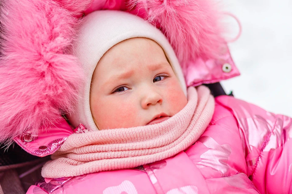 Реакция на холод у детей до трех лет может быть различной