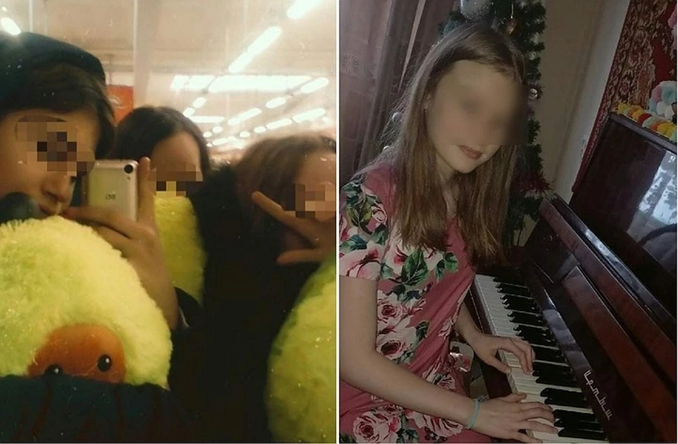 Кристина (имя изменено, на фото справа) обвиняет в зверском избиении компанию из трех девочек (на фото слева).