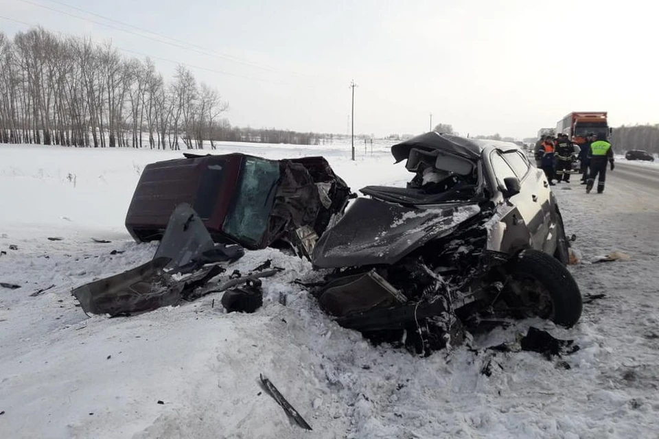 В аварии под Новосибирском погибли три человека. Фото: УГИБДД по Новосибирской области