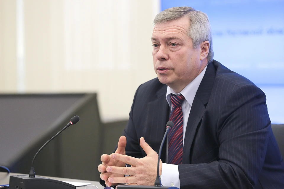 Вопрос о митинге губернатору задали на ежегодной пресс-конференции. ФОТО: пресс-служба Ростовской области.