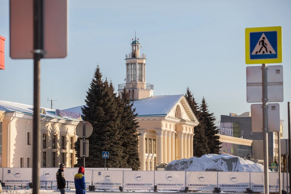 В международном терминале челябинского аэропорта продолжается ремонт