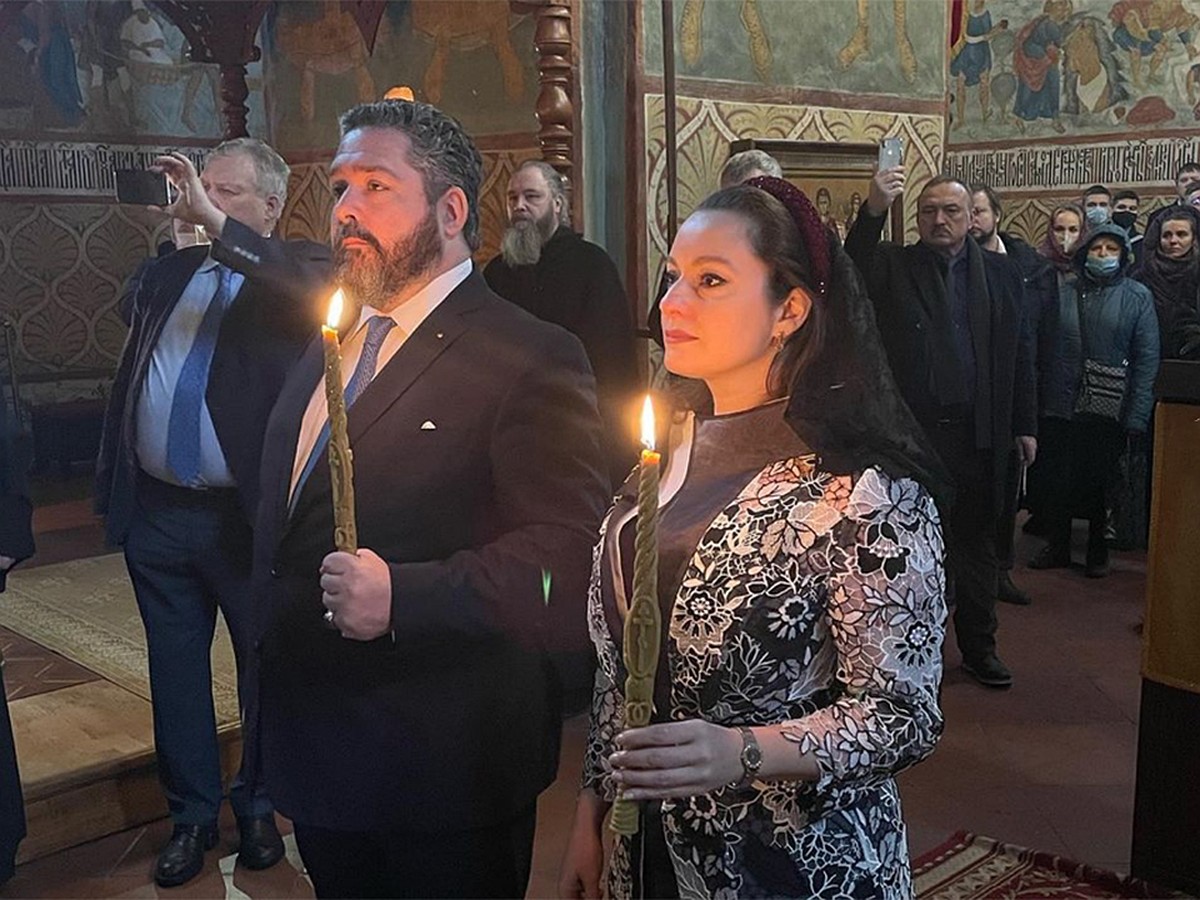 Георгий Романов и Ребекка Беттарини 2021 венчание