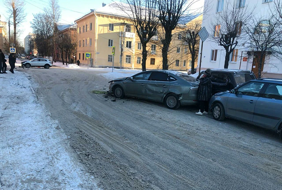 В ДТП пострадал водитель "Форда" Фото: УГИБДД России по Тверской области