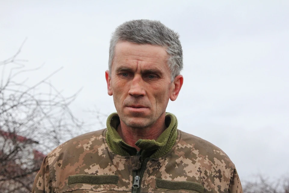 Украинский солдат опасается за своих родственников