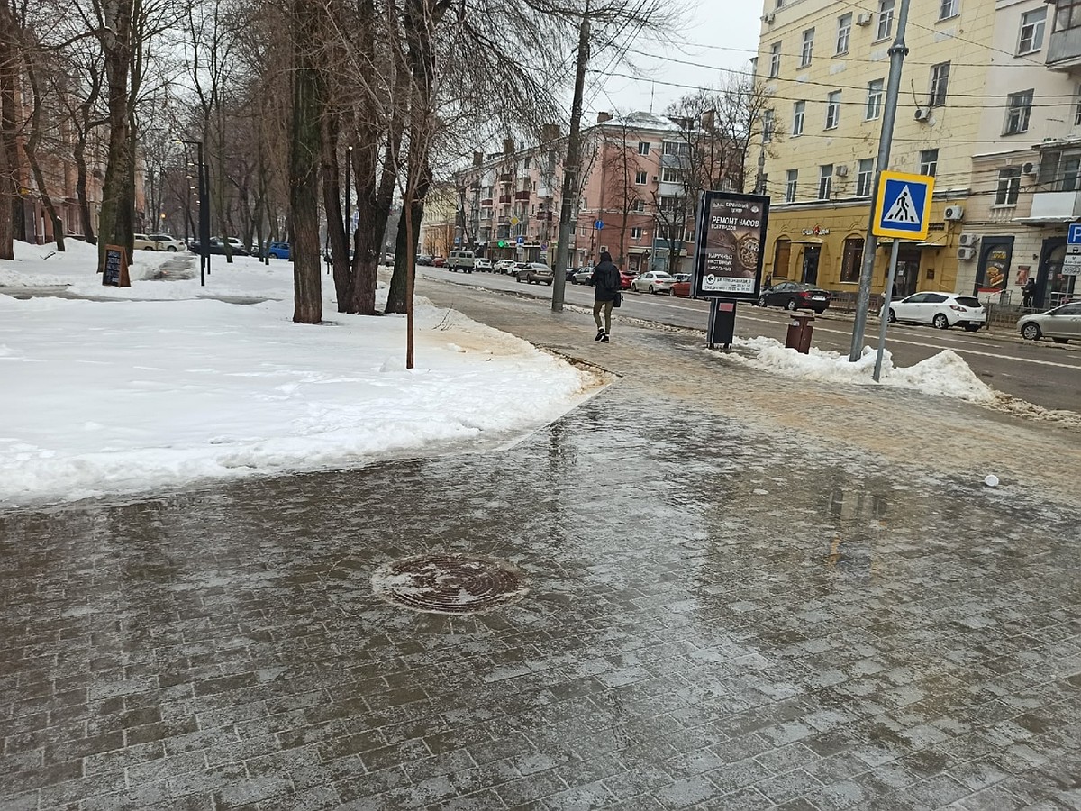 Ледяной дождь в Воронеже: фото с улиц и рекомендации травматологов - KP.RU