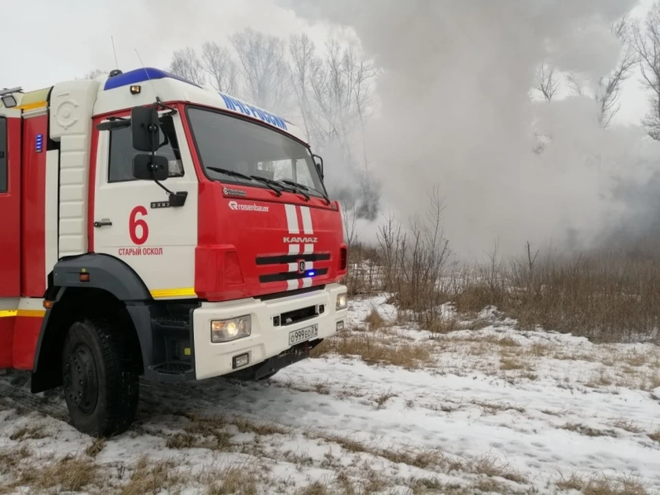 В Губкине злоумышленник поджигает автомобили. Фото с сайта Главного управления МЧС по Белгородской области