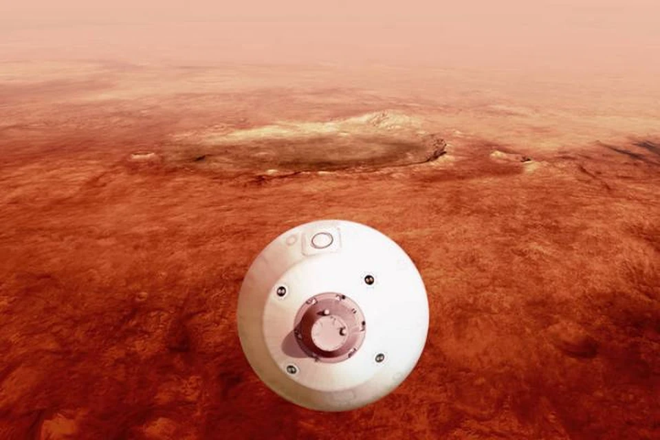 Аппарат с марсоходом на борту вот-вот устремится к поверхности Красной планеты.