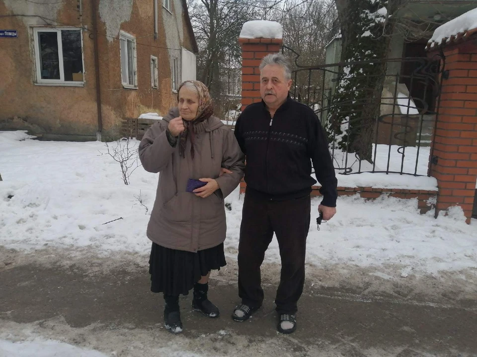Потерявшаяся пенсионерка с сыном