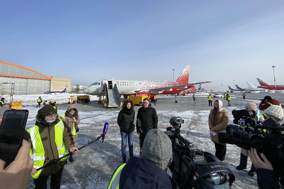 Самолет "Магнитогорск" уже совершил первый полет. Фото: авиакомпания "Россия"/Instagram
