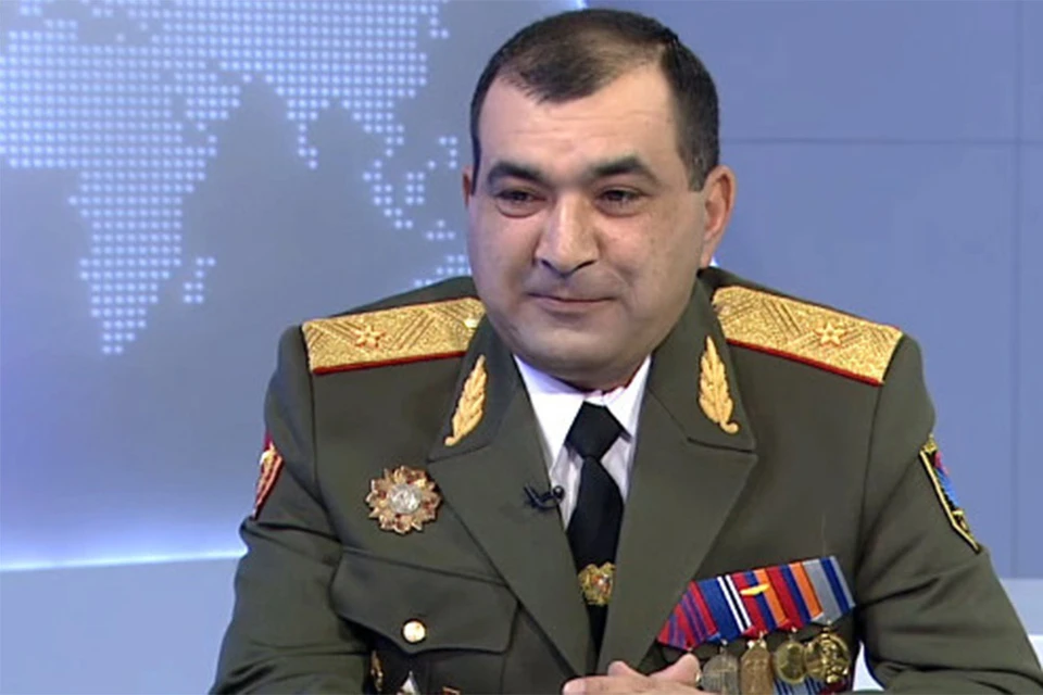 Первый заместителя начальника Генштаба Армении генерал Тиран Хачатрян.