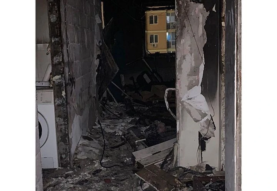 Квартира выгорела практически дотла. Фото: Instagram/vdk_news