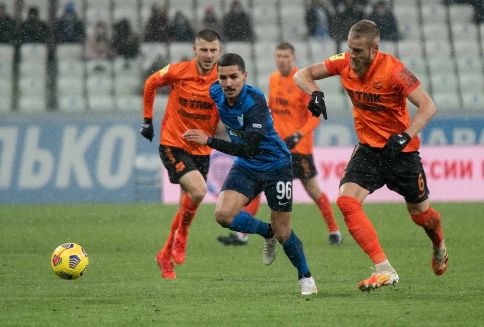 Матч первого круга между "Ротором" и "Уралом" завершился со счетом 0:0. Фото: СК "Ротор".