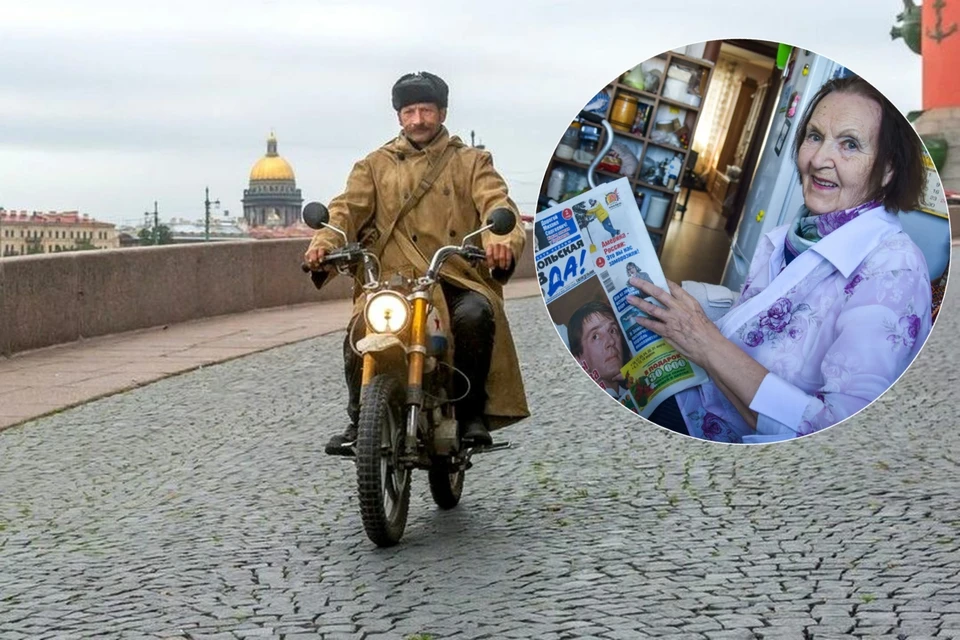 Современный почтальон Печкин ездит на мотоцикле. Фото: Олег ЗОЛОТО/Алена МАРТЫНОВА.