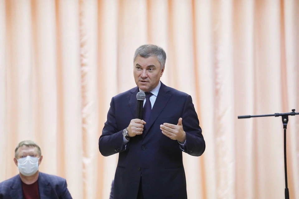 Председатель Госдумы Вячеслав Володин. Фото из группы «Володин. Саратов»