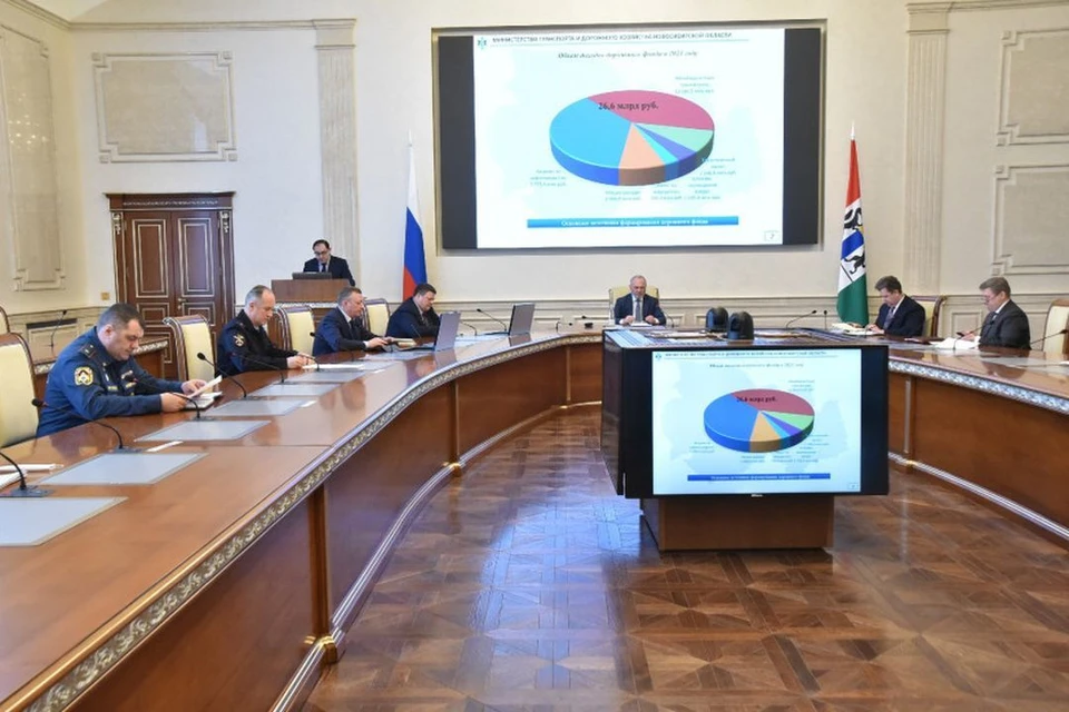 На 99% завершена контрактация объектов, реализуемых в рамках нацпроекта «Безопасные качественные дороги» в 2021 году. Фото: Правительство Новосибирской области