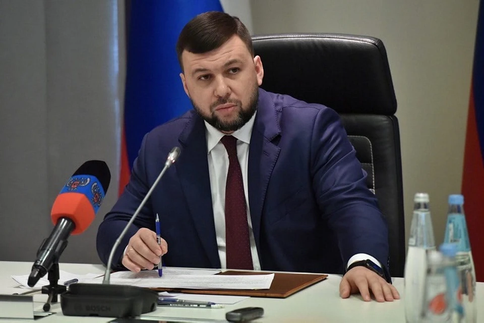 Сегодня в Донецке прошла пресс-конференция Главы ДНР. Фото: denis-pushilin.ru
