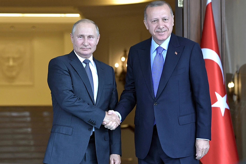 Владимир Путин провел телефонный разговор с турецким коллегой Реджепом Эрдоганом