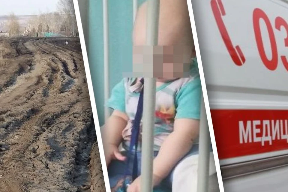 Малышка едва не погибла, потому что машина врачей застряла в грязи. Фото: Юлия Скибинская