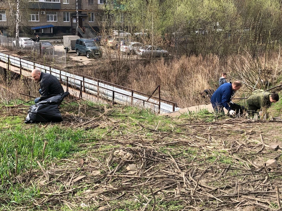 Работы ведутся в разных уголках города