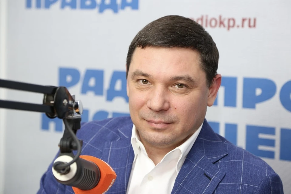 Мэр Краснодара Евгений Первышов в прямом эфире радио «КП»-Краснодар»