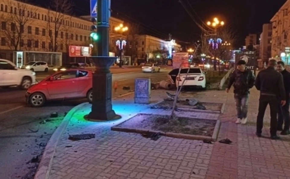 Три человека пострадали в ДТП в центре Хабаровска