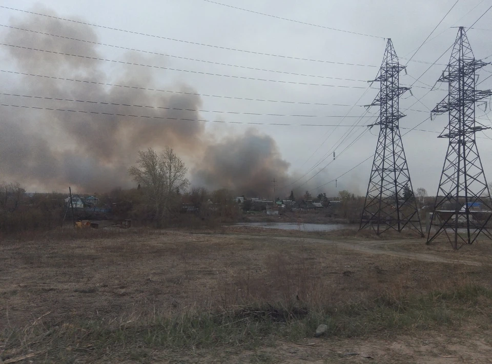 Пожар в кургане сегодня карта