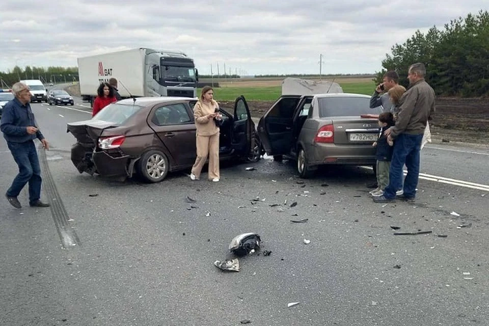 С места происшествия. Фото: ГИБДД Чувашии