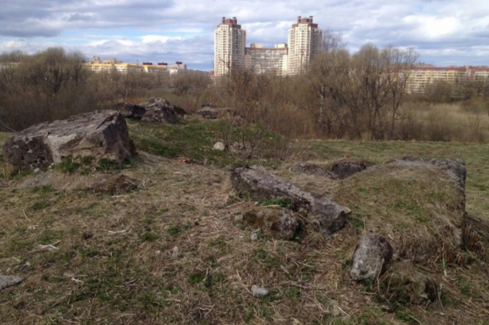 Строительный мешок с костями нашли в Полежаевском парке в Петербурге. Фото: spb.sledcom.ru