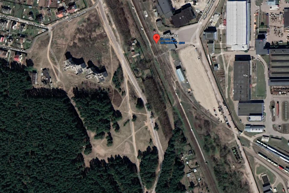 В Твери в районе станции Дорошиха ранее судимый мужчина напал на девушку. Фото: принтскрин Google Maps.