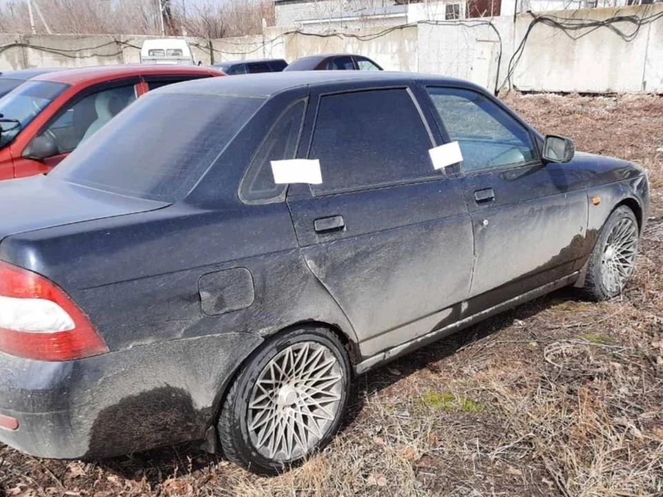 Ладу арестовали и отправили на стоянку до оплаты долга Фото: ФССП по Самарской области