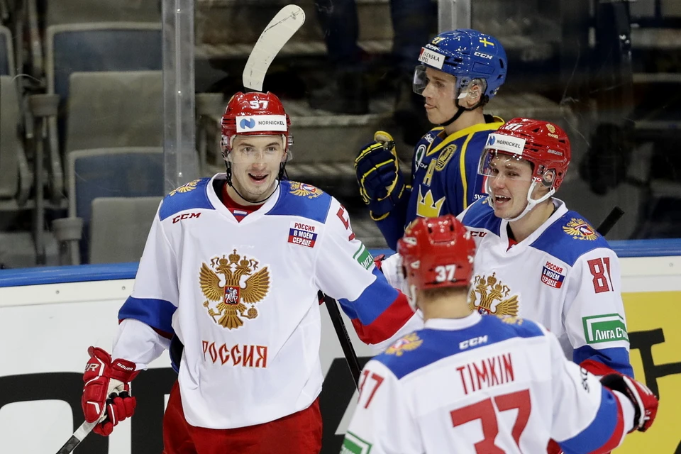 Хоккеисты сборной России выиграли первый матч на чешском этапе Евротура.