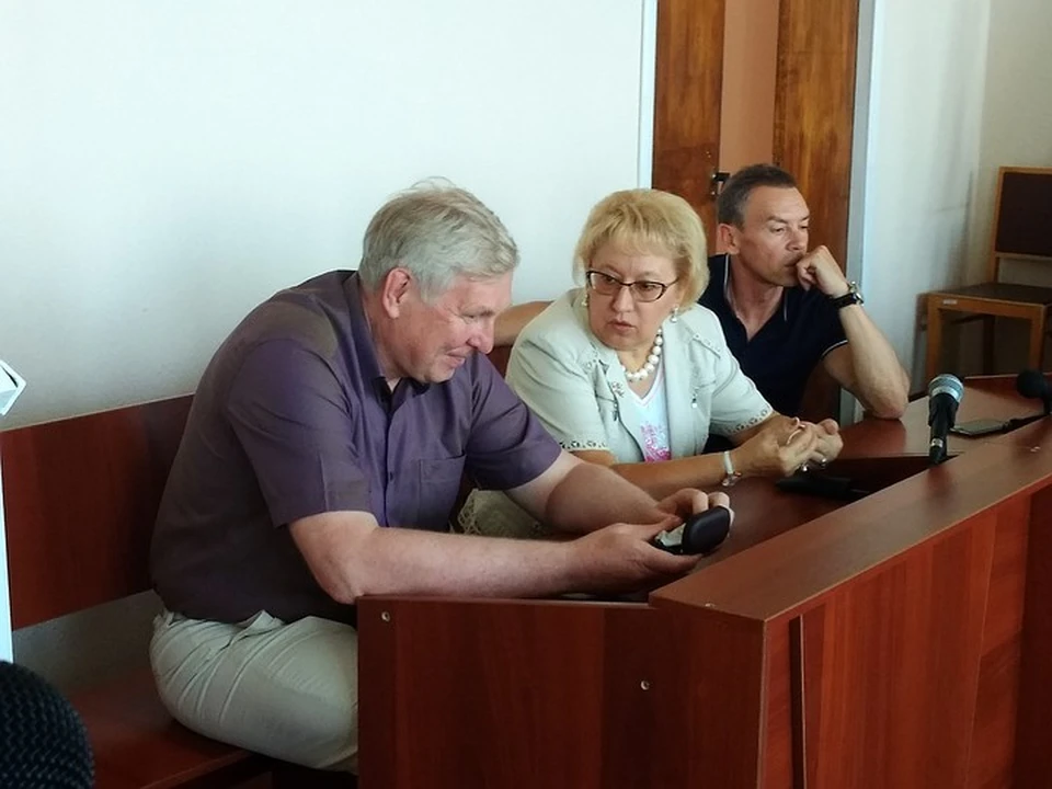 Игорь Плеве и его адвокат Елена Левина