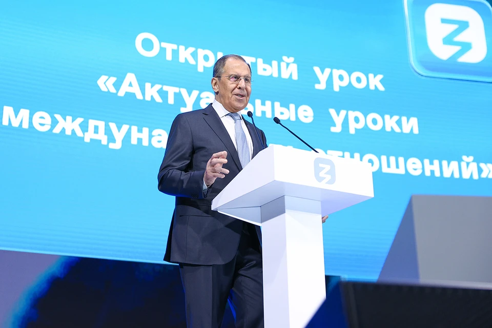 Умение договариваться – самое древнее искусство, считает глава российского МИД. Фото: Пресс-служба МИД РФ/ТАСС