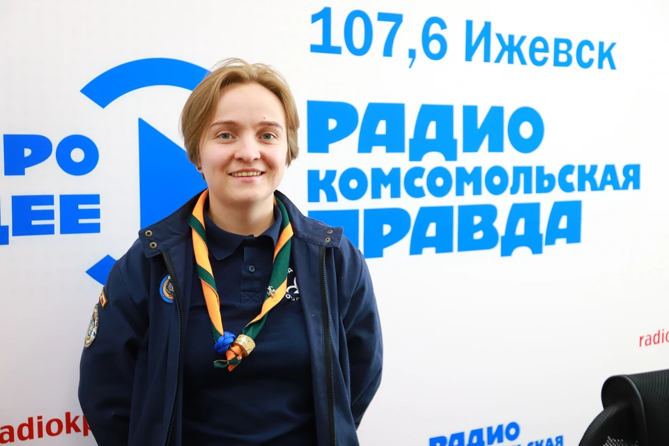 В гостях на радио «Комсомольская правда – Ижевск» скауты «Лесные коты»