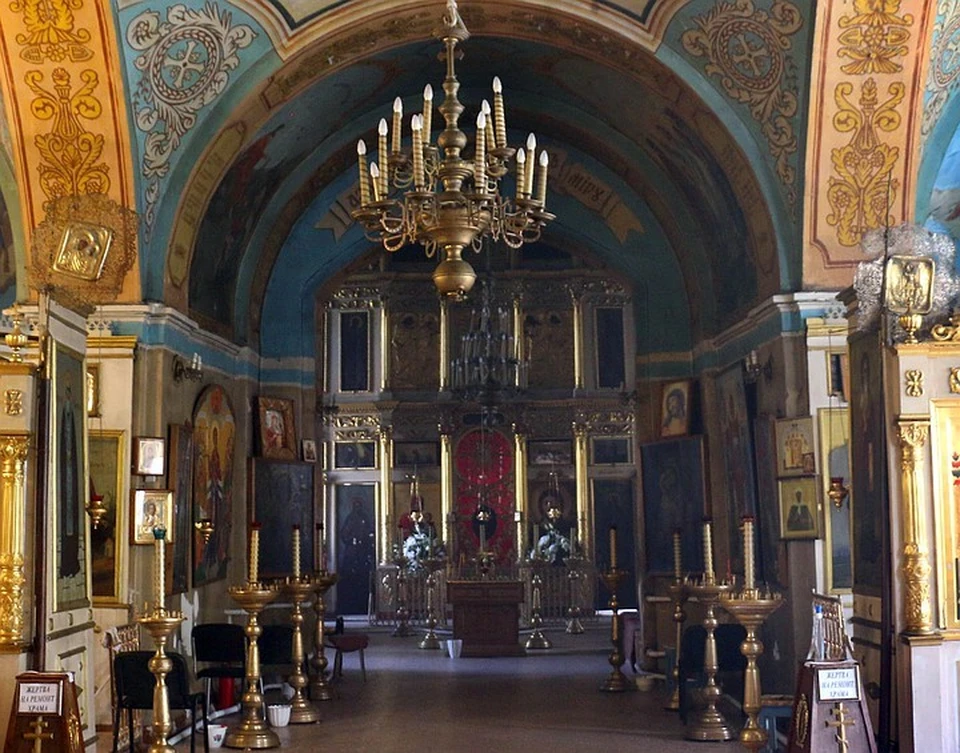 Иконостас Свято-Никольского храма села Панино в Тульской области засияет новыми красками