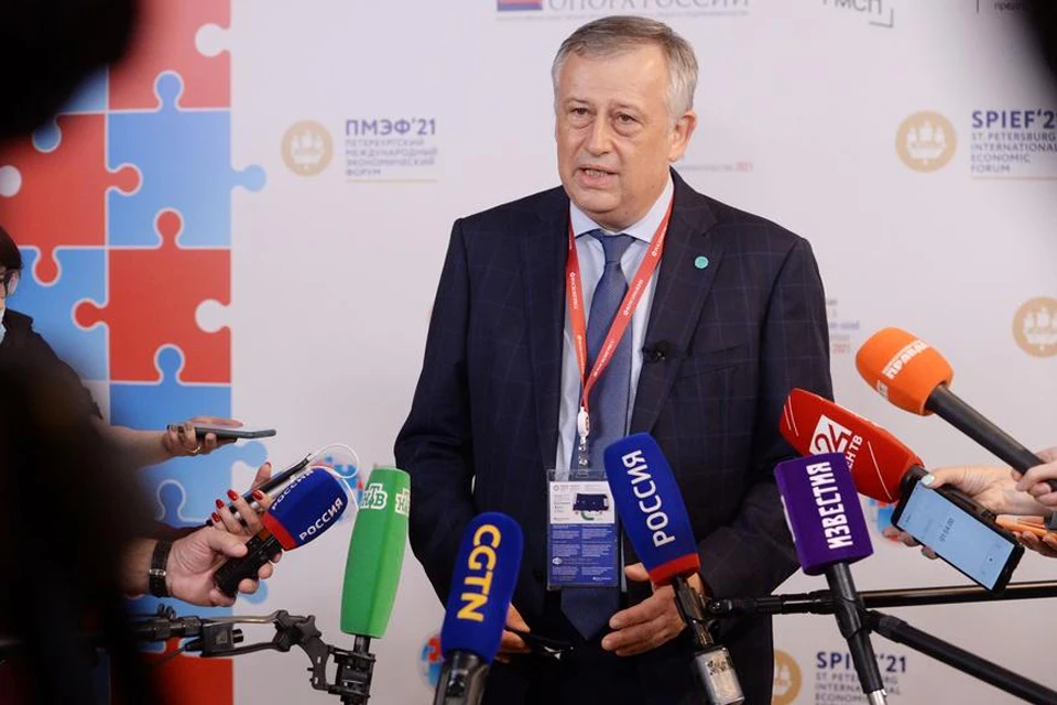 Александр Дрозденко принял участие в работе Петербургского международного экономического форума. Фото: пресс-служба администрации Ленинградской области