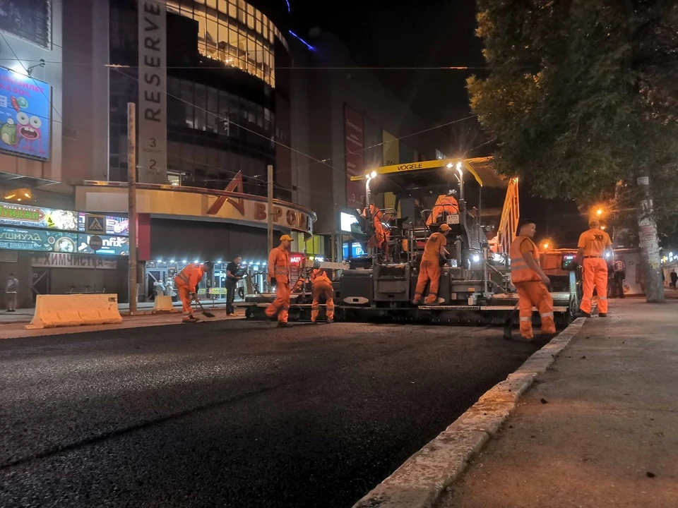 Работы ведутся преимущественно в ночное время. Фото: администрация Самары