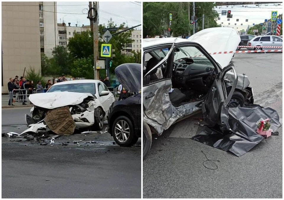 У водителя Volkswagen (справа) мог быть приступ эпилепсии, в «Ладе» ехали семь человек